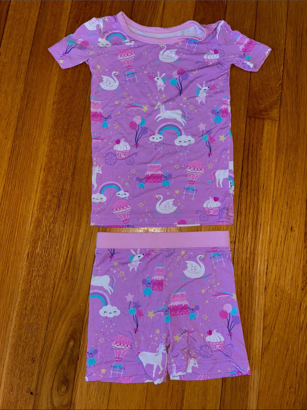 Little Sleepies Magical Birthday Shorts Pajama Set 2T